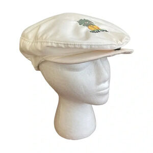 Vintage links edition white paperboy cap cedar creek embroidered golf hat
